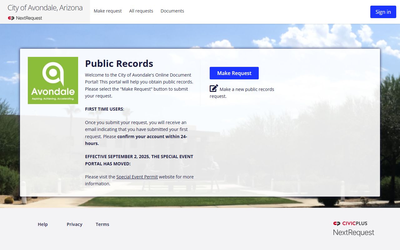 Avondale public records portal for white pages and people searches