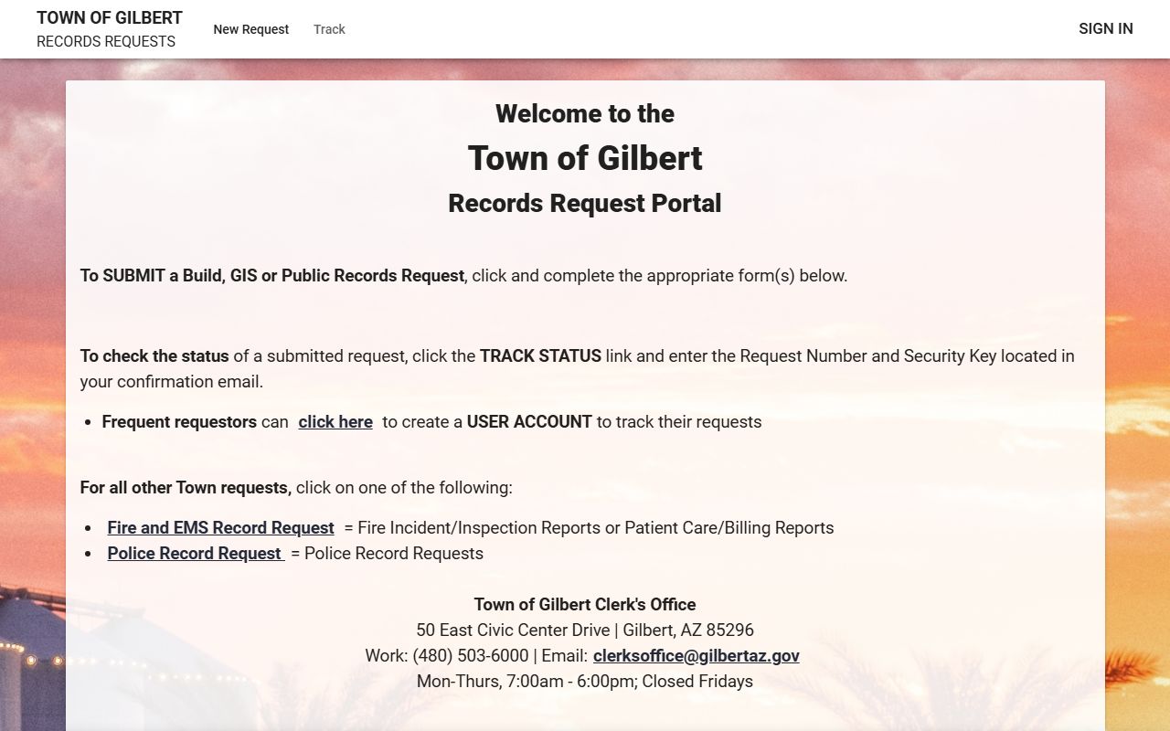 Gilbert public records portal for white pages and people searches