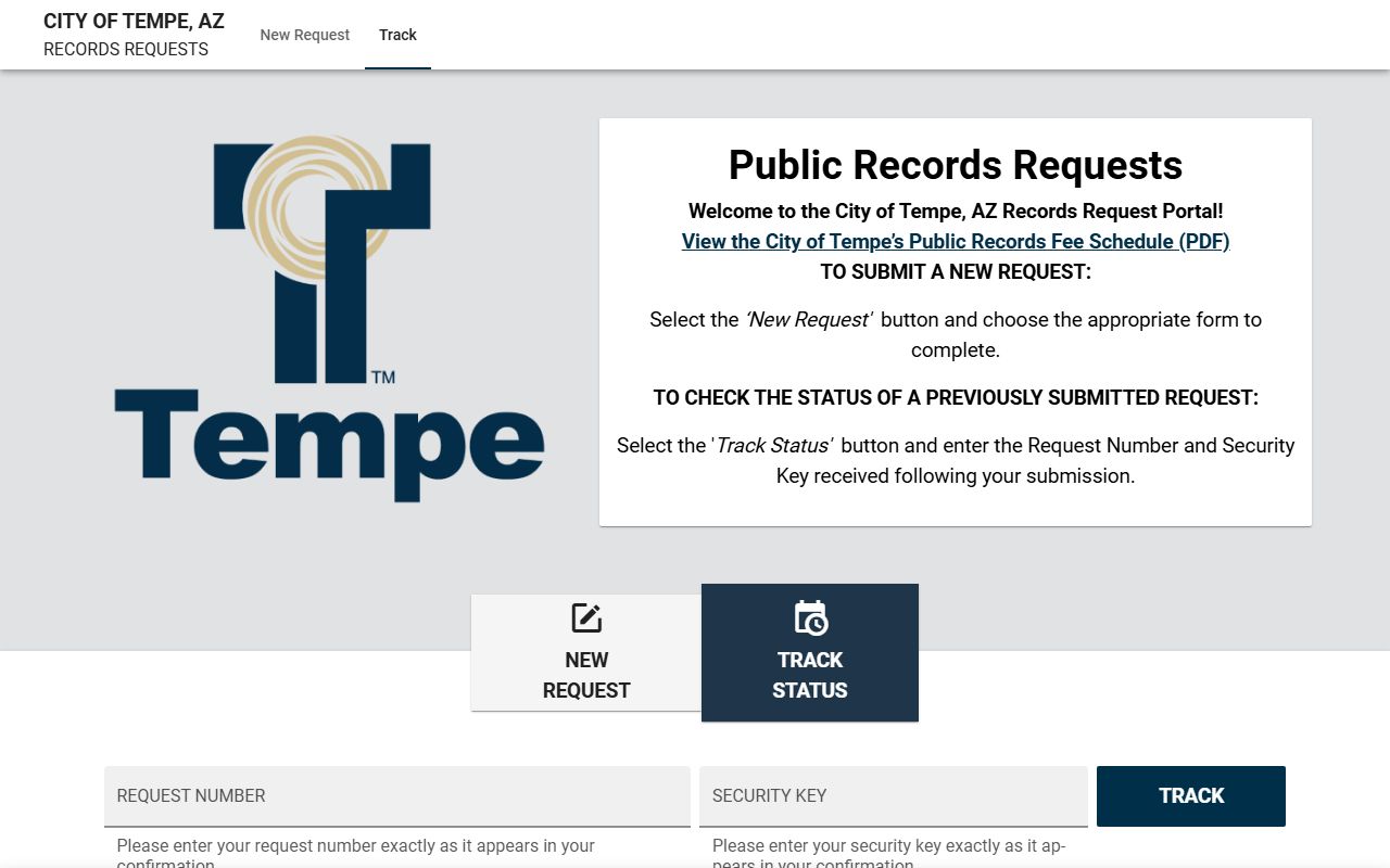 Tempe public records portal for white pages searches